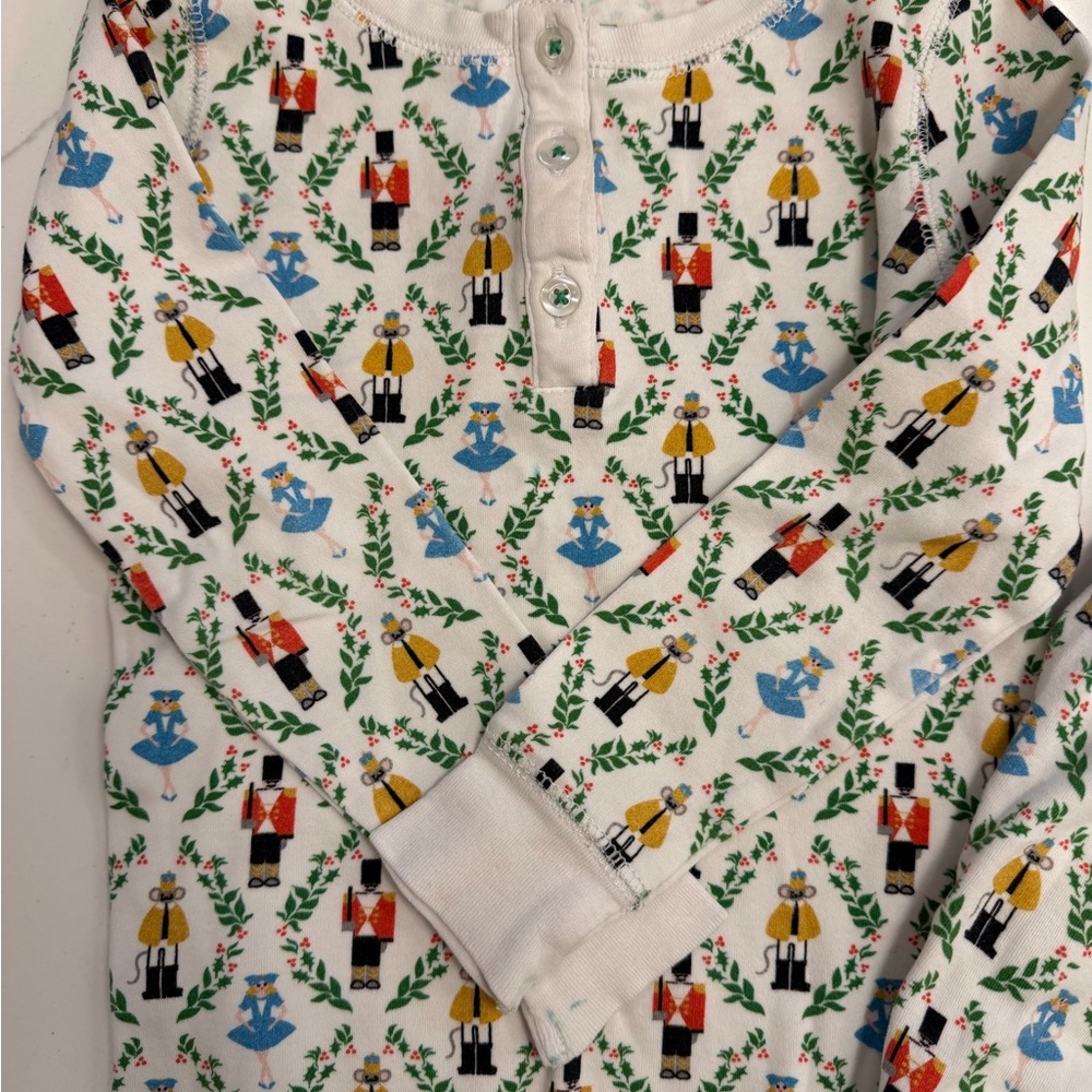 Roller rabbit Christmas nutcracker/toy soldier pajamas